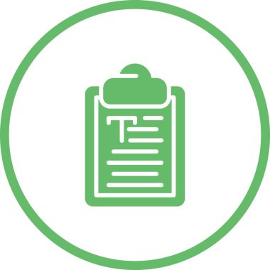 metin simge vektör çizim