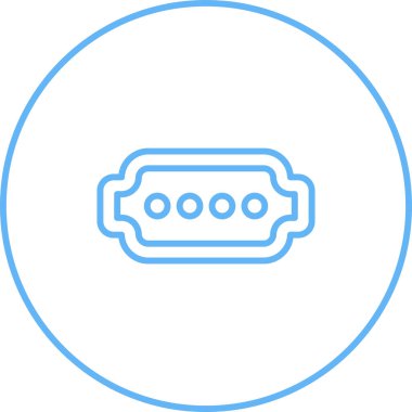 Pil. Web simgesi basit illüstrasyon 