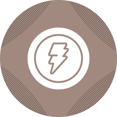 güç simgesi tasarımı, vektör illüstrasyonu 