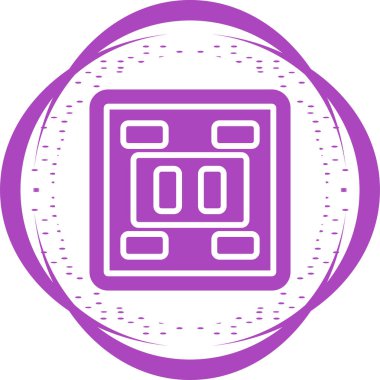 Soket simgesi tasarımı, vektör illüstrasyonu