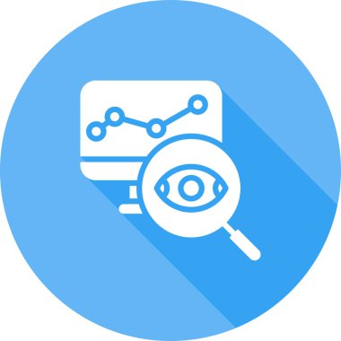 İş içgörü simgesi, vektör illüstrasyonu basit tasarım