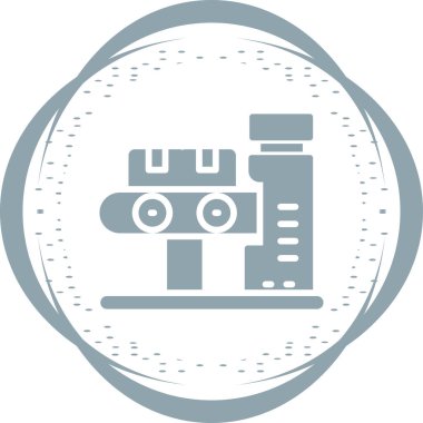 Taşıyıcı Şerit simgesi, vektör illüstrasyonu 