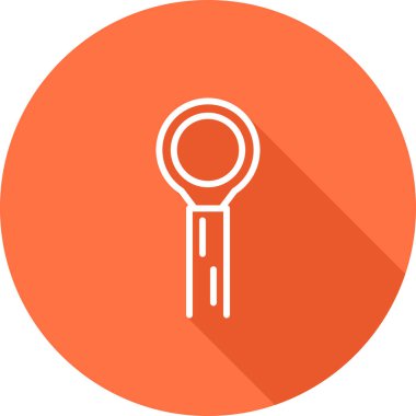 Vektör illüstrasyonu, Kablo Lugs simgesi arkaplanı         