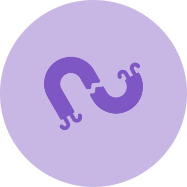 Kırık Kablo web simgesi, basit illüstrasyon 