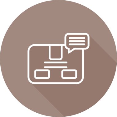 Skype sohbet simgesi, vektör illüstrasyonu