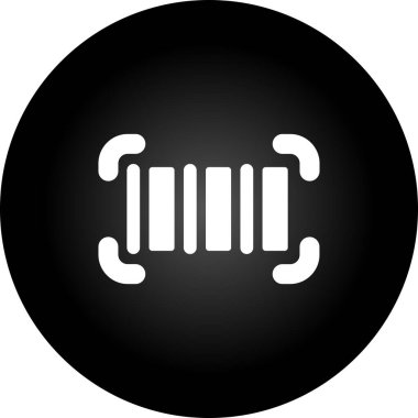 QR Kod web simgesi, vektör çizim