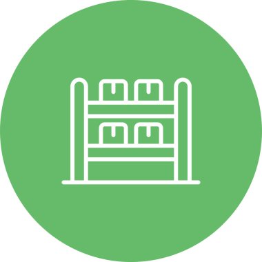 Stok simgesinin vektör illüstrasyonu