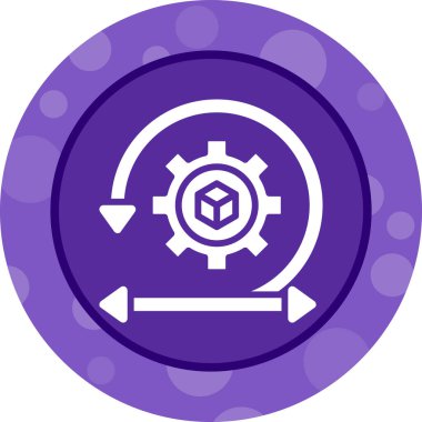  Özyinelemeli Tasarım ikon vektör çizimi 