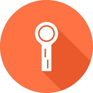 Vektör illüstrasyonu, Kablo Lugs simgesi arkaplanı         