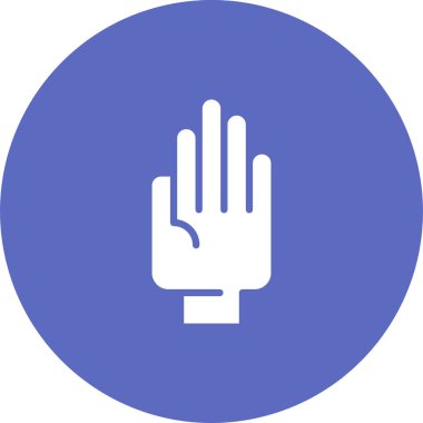 el simgesi, vektör illüstrasyonu basit tasarım