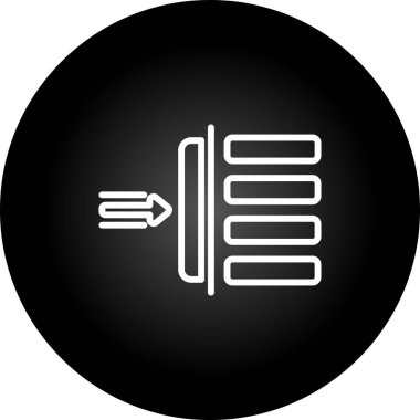 margin web simgesi, vektör illüstrasyon tasarımı 