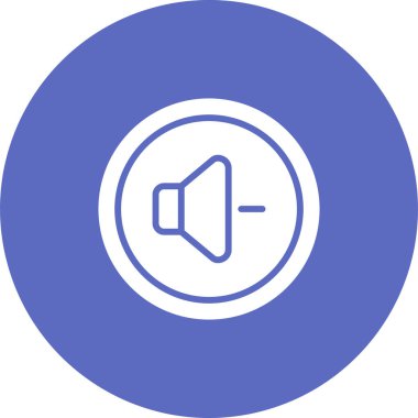 Down Button modern simgesinin vektör illüstrasyonu