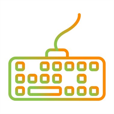 Klavye. Web simgesi basit tasarım