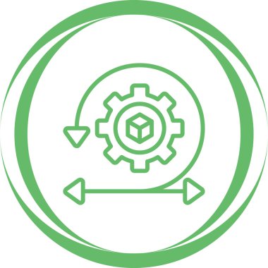  Özyinelemeli Tasarım ikon vektör çizimi 