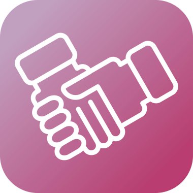 tokalaşma web simgesi vektör çizimi