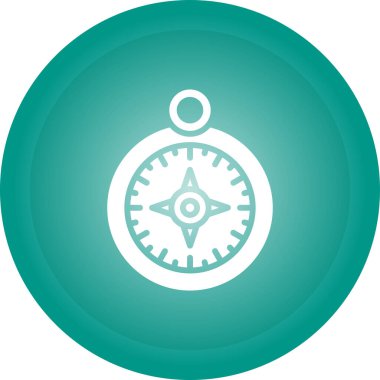 pusula simgesi web basit illüstrasyon