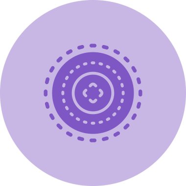 Hedef simgenin vektör illüstrasyonu 