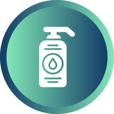 El dezenfektanı simgesinin vektör çizimi