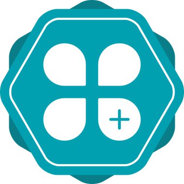 Simge Uygular. Uygulamalar Pictogram. Programlar İmza, Vektör İllüstrasyonu