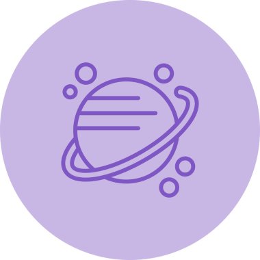 Gezegenin vektör illüstrasyon simgesi 