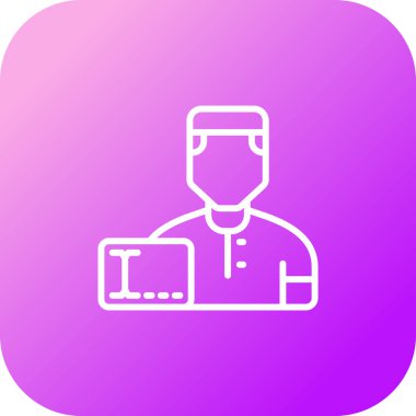 kullanıcı. Web simgesi vektör illüstrasyonu