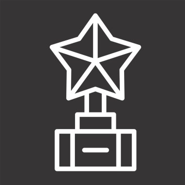 kupa web simgesi vektör illüstrasyonu 