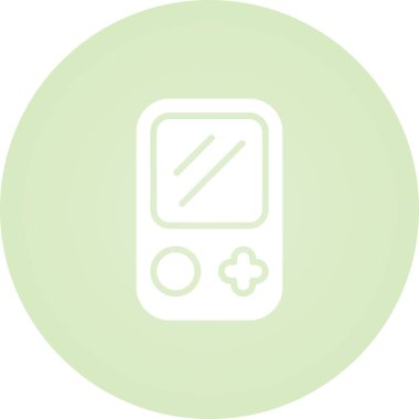 vektör Oyun Konsolu simgesi, basit illüstrasyon