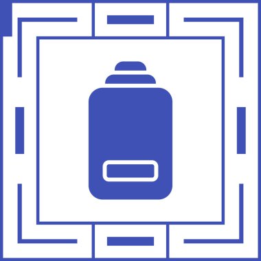 düşük pil ağ simgesi, basit vektör illüstrasyonu