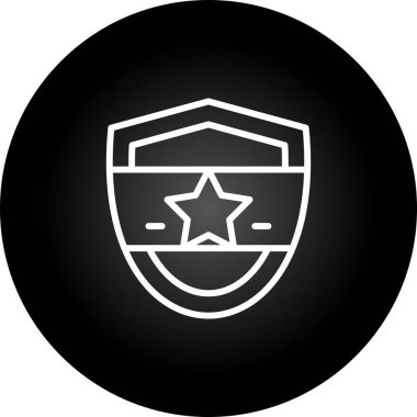 Kalkan, Koruma, Güvenlik Simgesi Vektör İllüstrasyonu