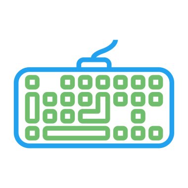 Klavye. Web simgesi basit tasarım
