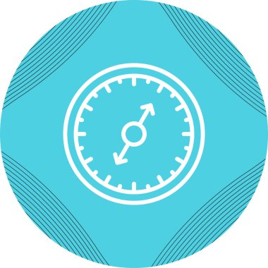 pusula simgesi web basit illüstrasyon