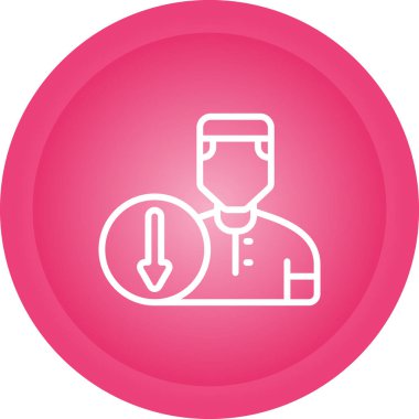 kullanıcı. Web simgesi vektör illüstrasyonu