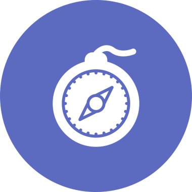 pusula simgesi web basit illüstrasyon