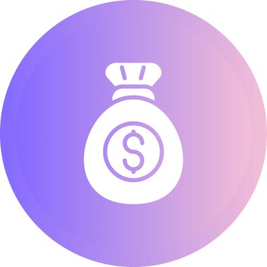 para çantası simgesi, vektör illüstrasyonu