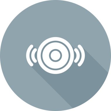 ses müzik simgesi, vektör illüstrasyonu 