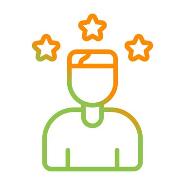 kullanıcı deneyimi simgesi vektör illüstrasyonu 