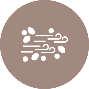 Rüzgar simgesinin vektör illüstrasyonu