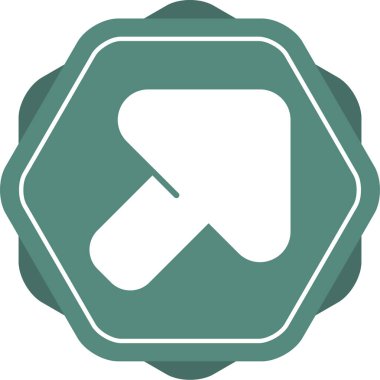 ok web simgesi, vektör çizim