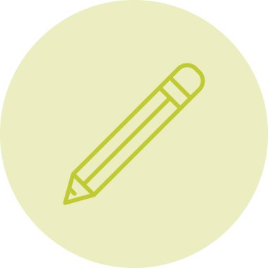 Kalem. Web simgesi basit tasarım