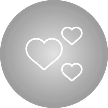 kalp simgesi, web basit illüstrasyon