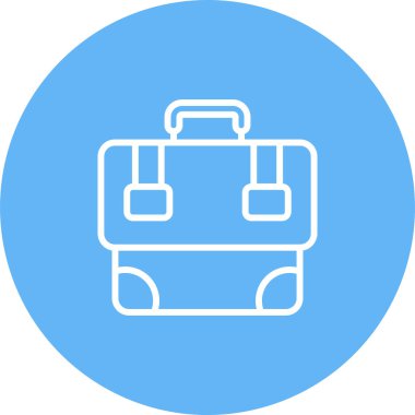 Evrak Çantası'nı web simge vektör çizim