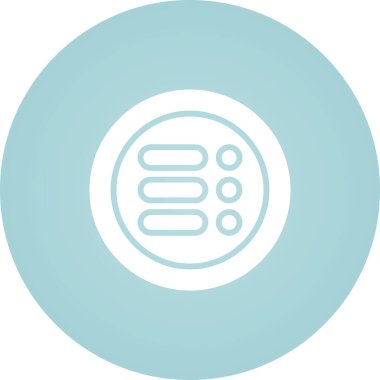 Bir Menü simgesinin vektör çizimi