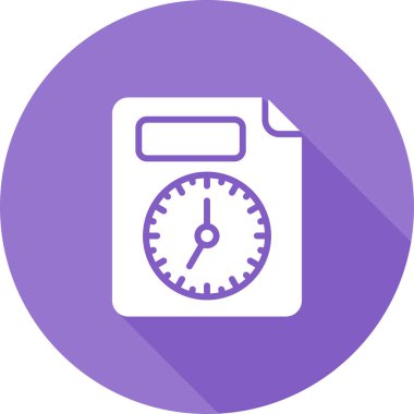 belge web simgesi vektör illüstrasyonu