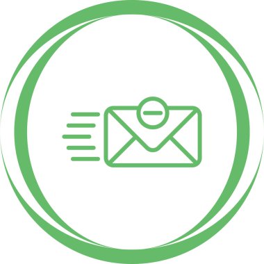 Harf simgesinin vektör illüstrasyonu