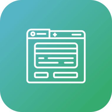 Kredi Kartı Hattı Simgesi. Ödeme Konsepti. Vektör İllüstrasyonu.