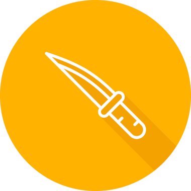 bıçak ağ simgesi, basit vektör illüstrasyonu