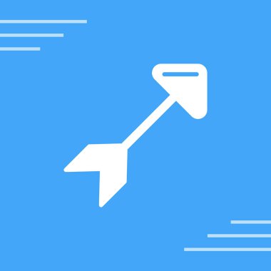 ok web simgesi, vektör çizim