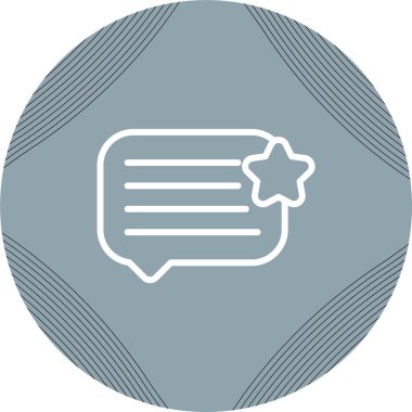 Geri besleme simgesi, vektör illüstrasyonu 