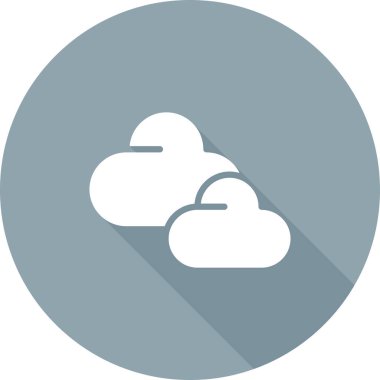 vector illustration of cloud modern icon 
