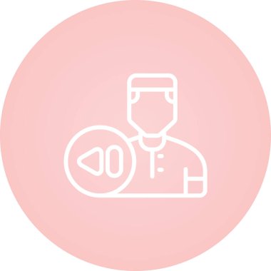 kullanıcı. Web simgesi vektör illüstrasyonu